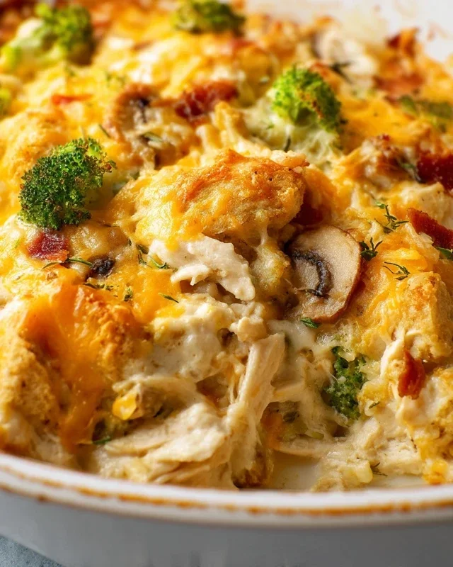 Easy Low Carb Chicken Casserole