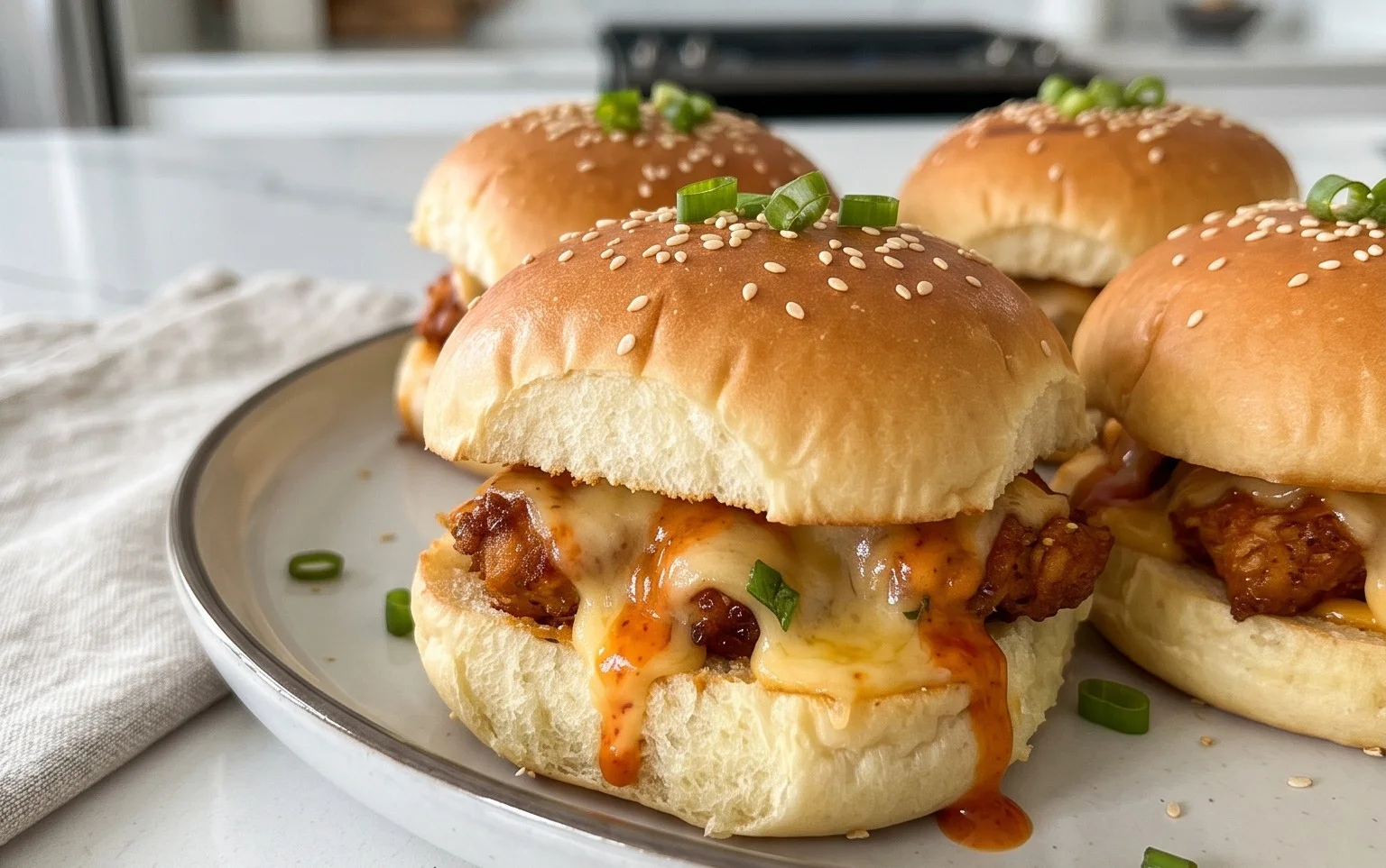 Cheesy Dynamite Chicken Buns