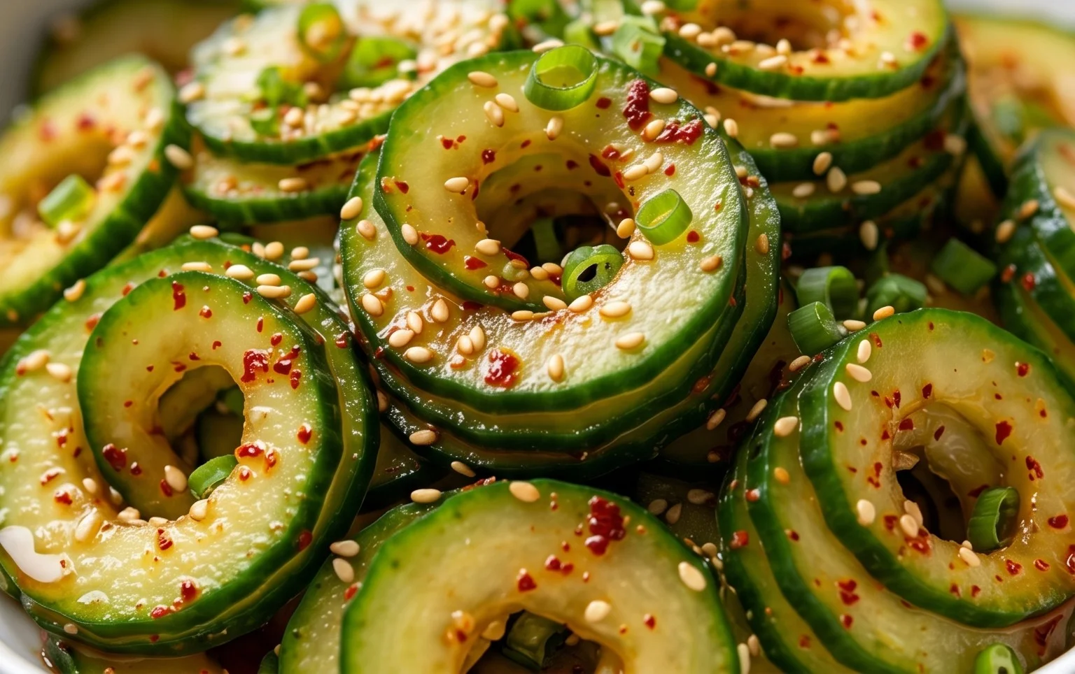Spiral Cucumber Salad: Korean-Inspired Recipe