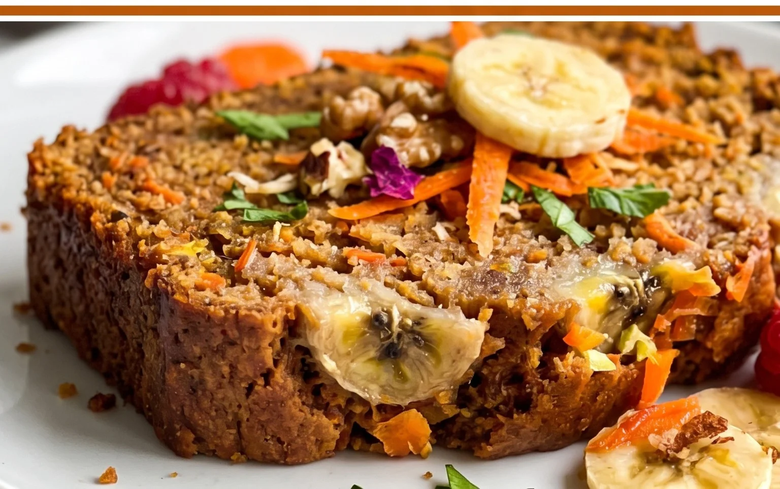 Dairy Free Carrot Cake Banana Bread