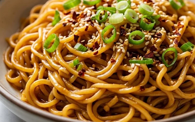 Easy Saucy Ramen Noodles