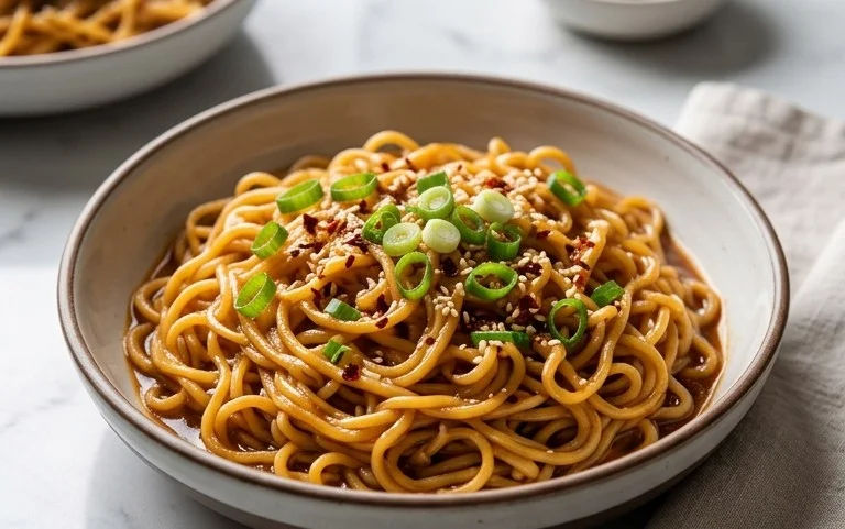 Easy Saucy Ramen Noodles