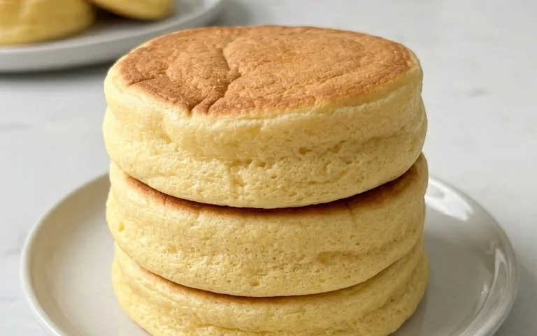 Fluffy Japanese Soufflé Pancakes