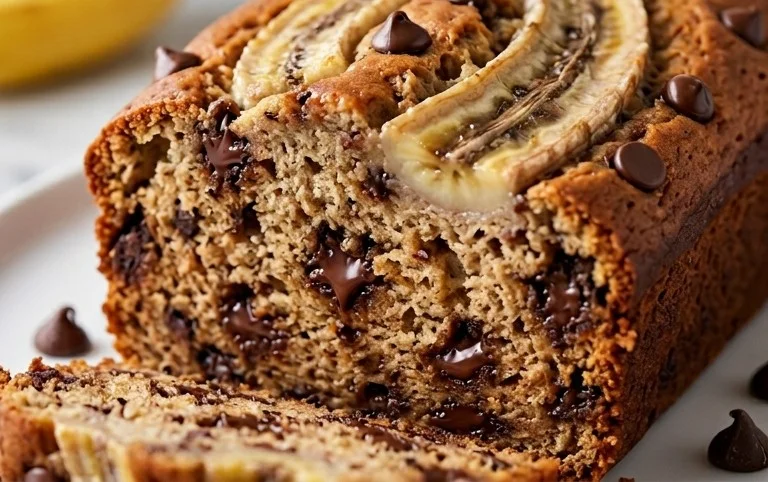Easy Chocolate Chip Banana Bread