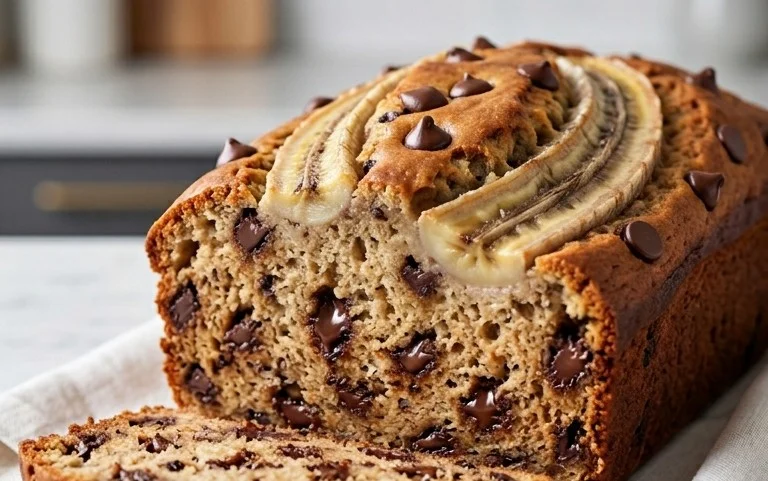 Easy Chocolate Chip Banana Bread