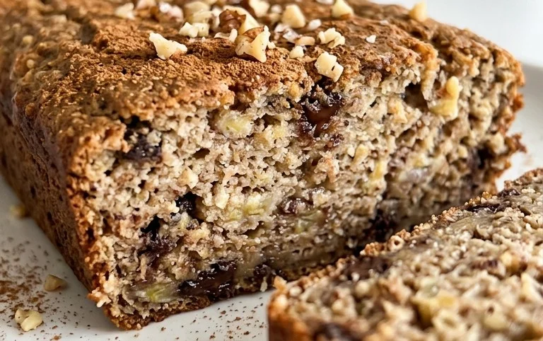 Healthy 5-Ingredient Flourless Banana Bread