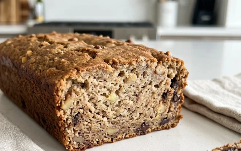 Healthy 5-Ingredient Flourless Banana Bread