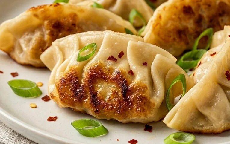 Chicken Potstickers (Pan Fried Dumplings)
