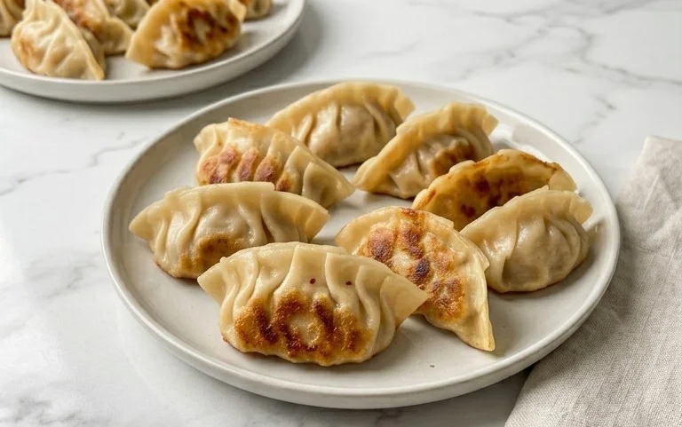 Chicken Potstickers (Pan Fried Dumplings)