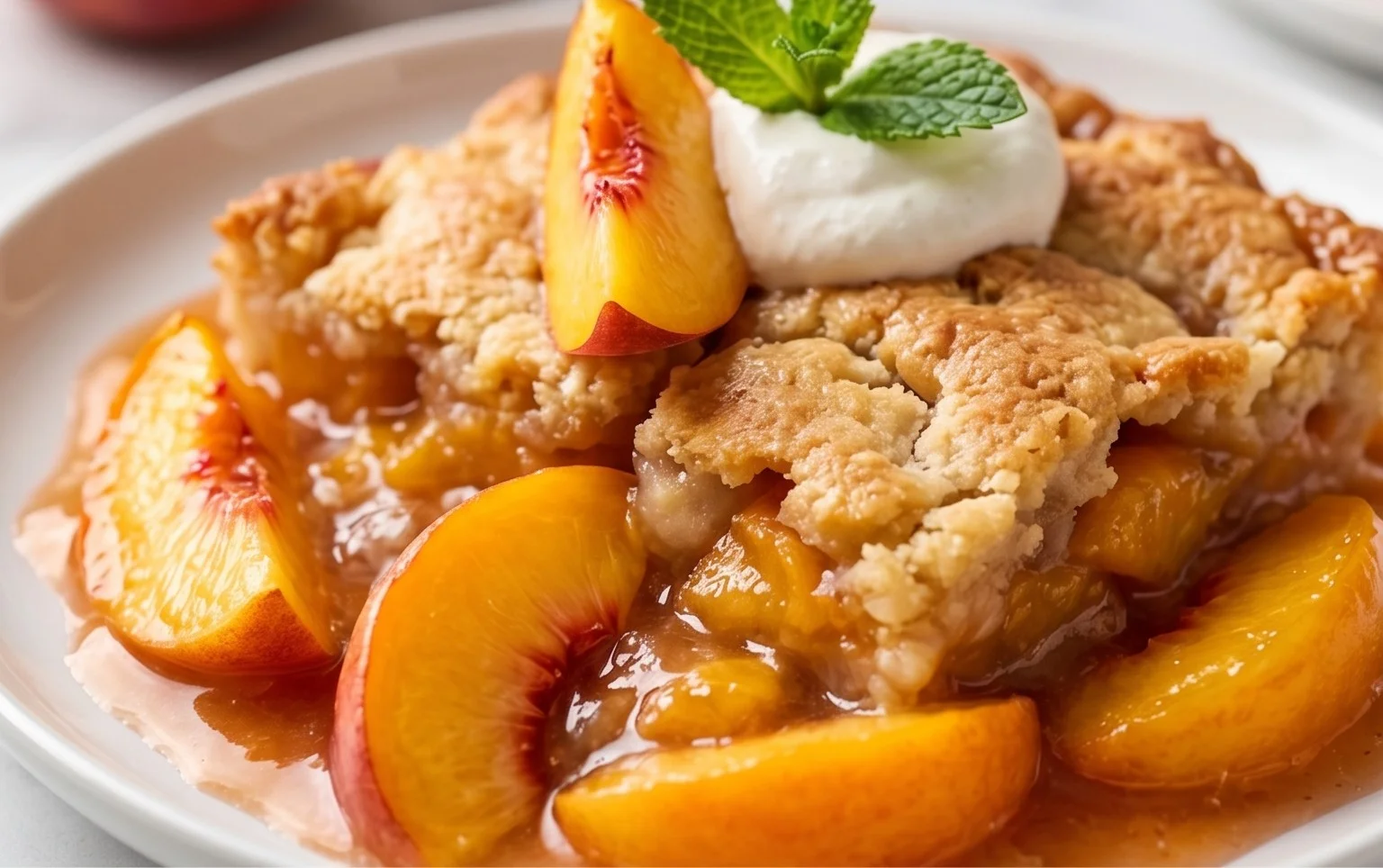 Fresh Peach Cobbler