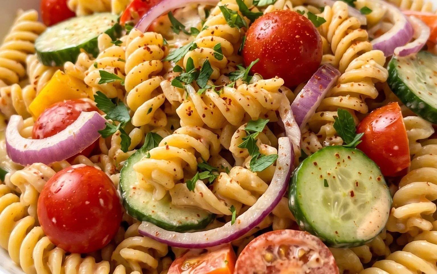 French Dressing Pasta Salad