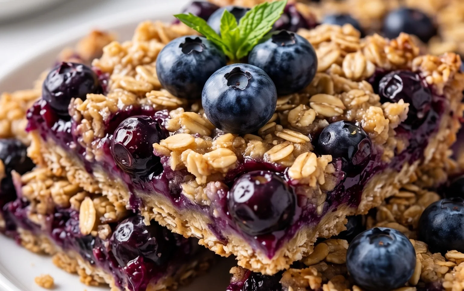Blueberry Oatmeal Bars