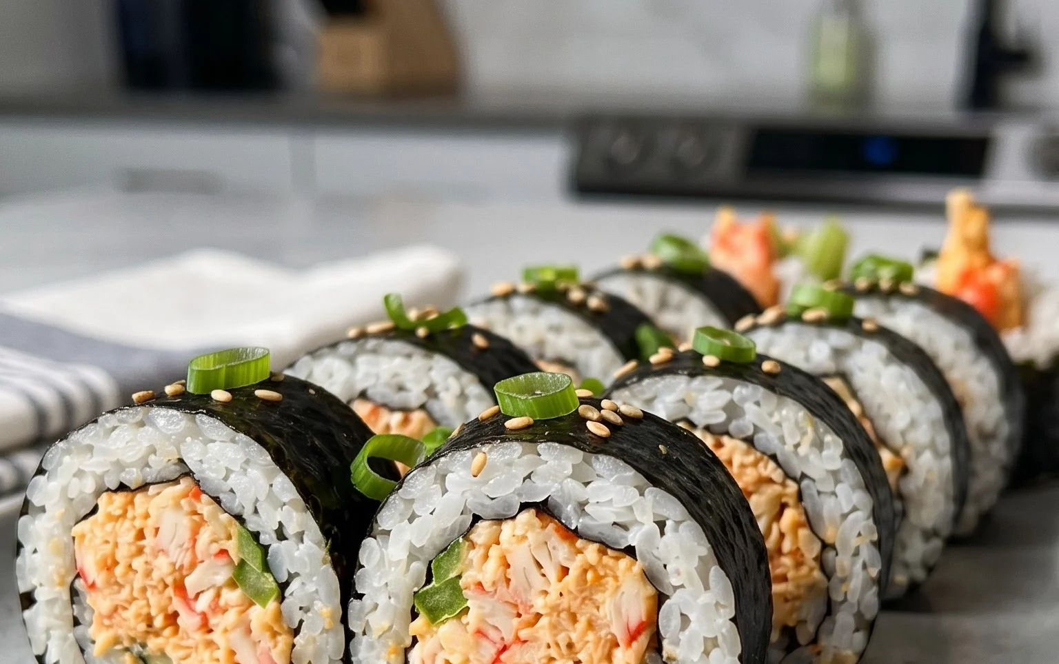 Kani Sushi (Spicy Crab Roll)