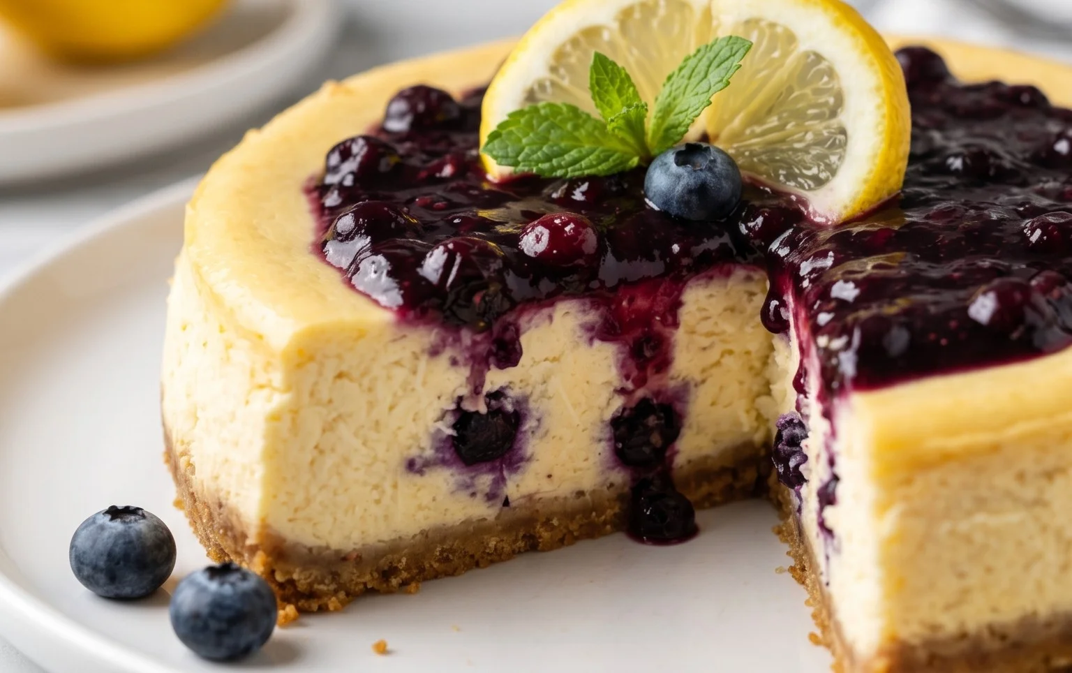 Lemon Blueberry Cheesecake