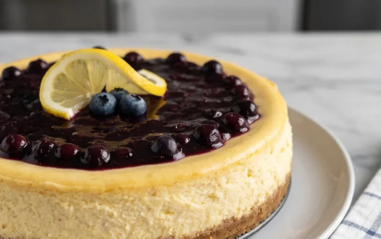 Lemon Blueberry Cheesecake