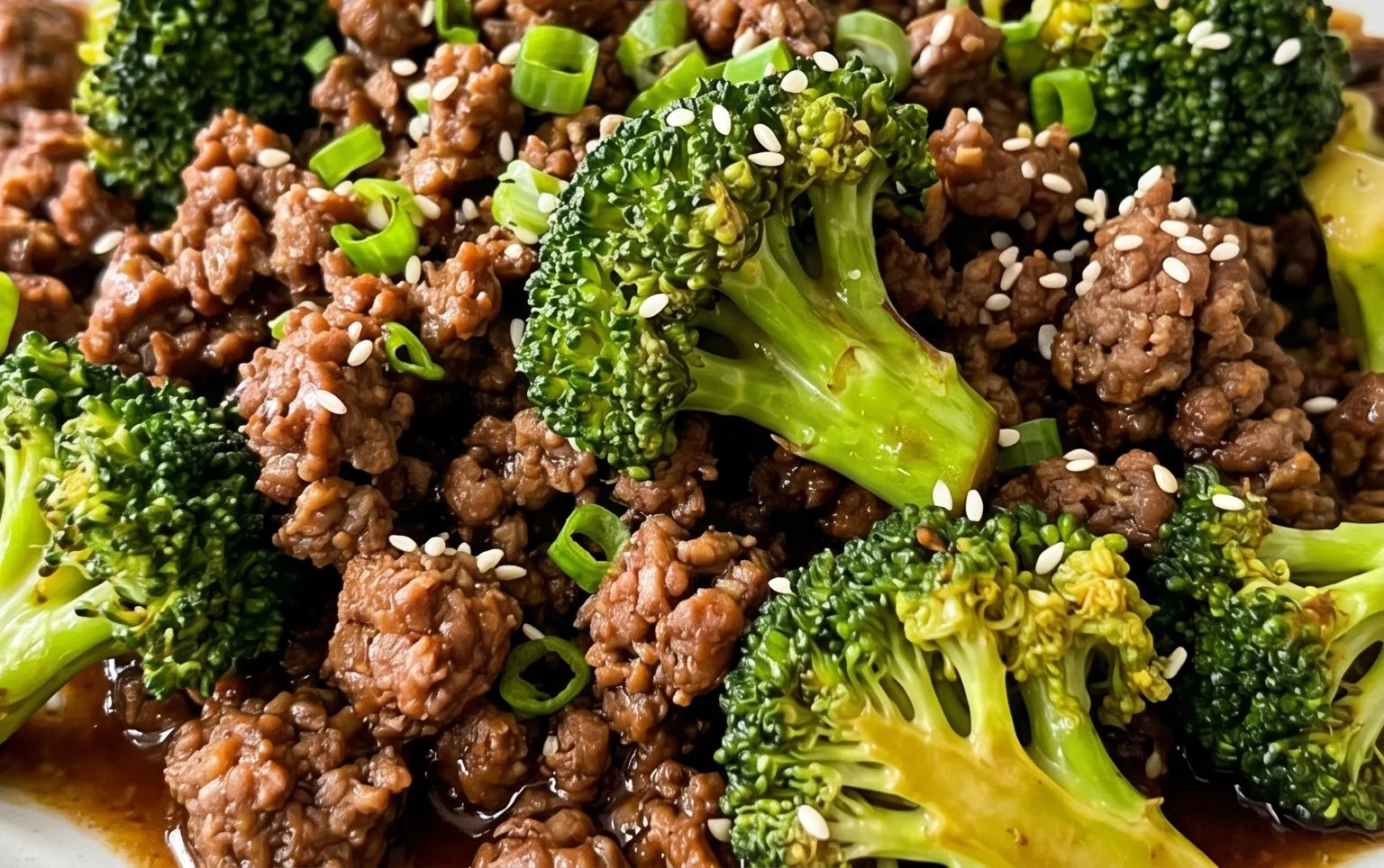 Ground Beef and Broccoli