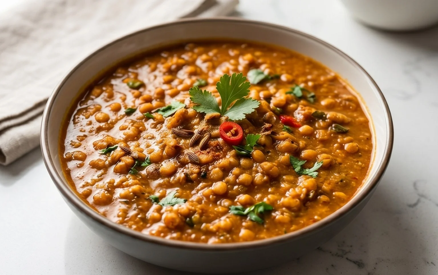 Spicy Red Lentil Curry