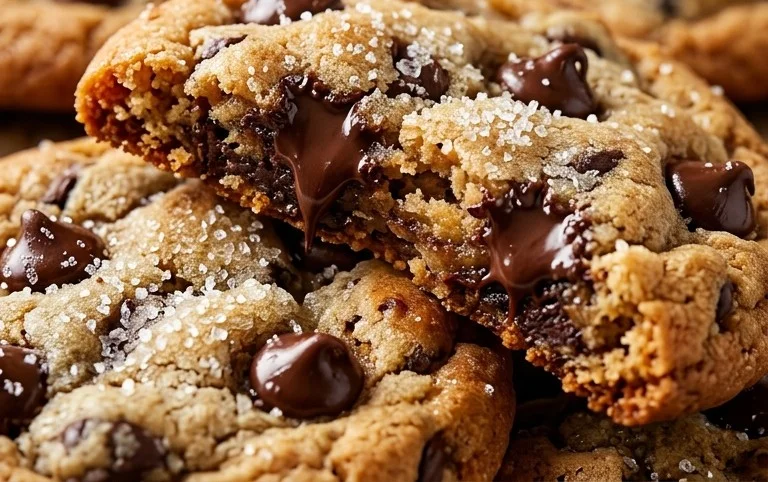Crispy and Chewy Chocolate Chip Cookies