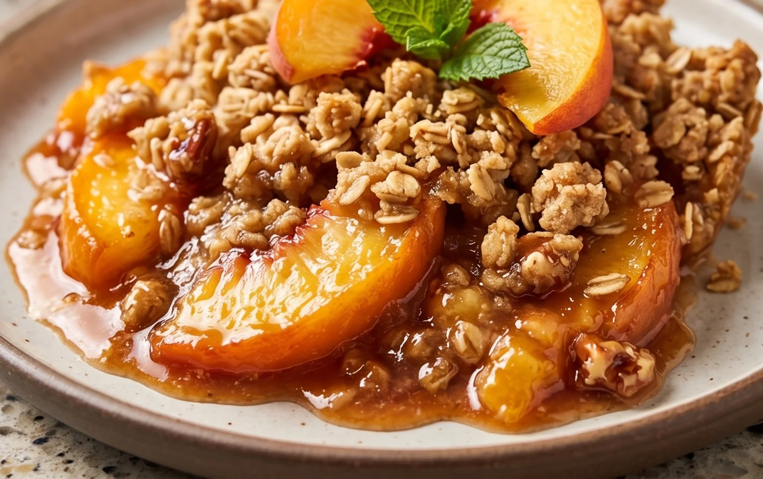 Peach Crisp