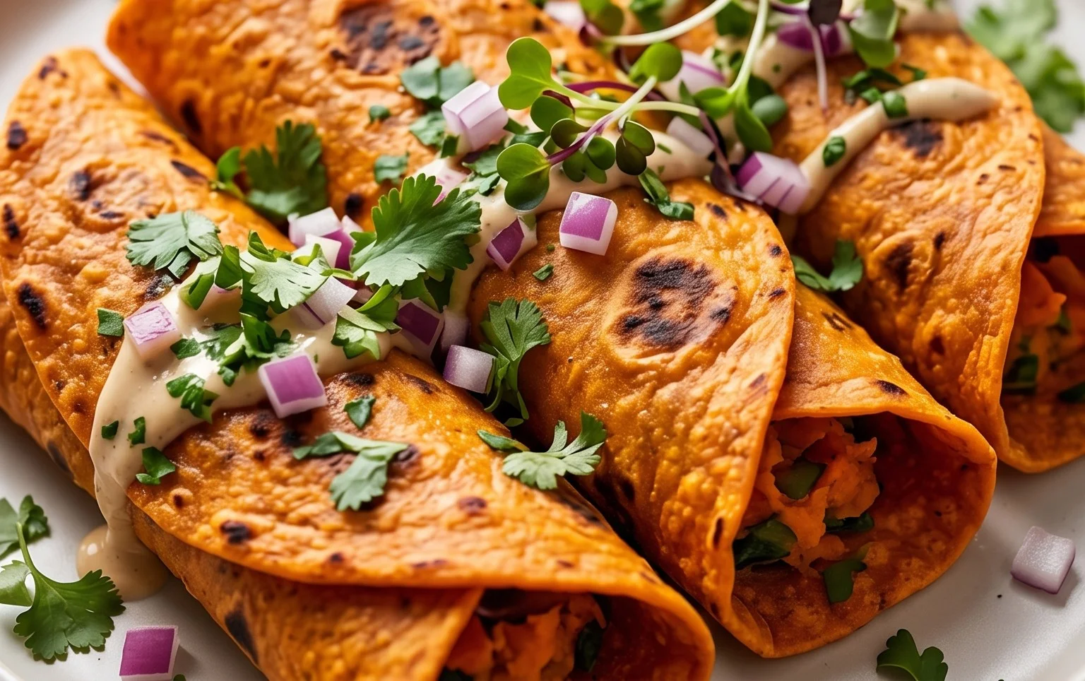 Sweet Potato Tortillas (Gluten-Free Vegan Wraps)