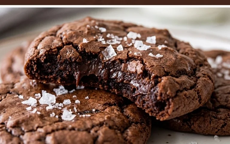 Salted Brownie Cookies