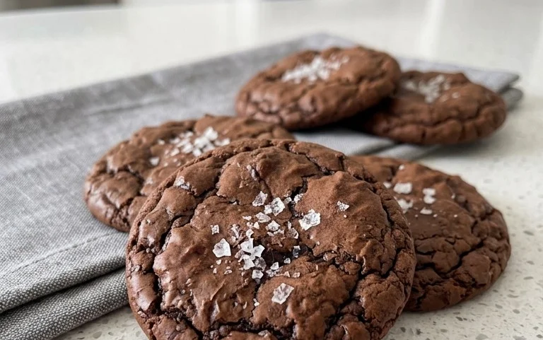 Salted Brownie Cookies