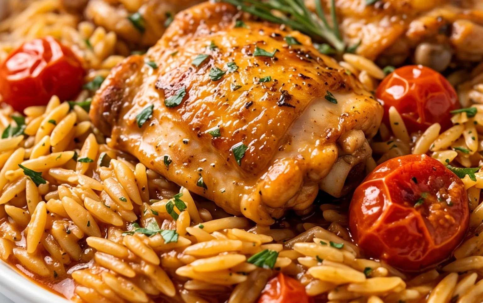 Chicken Orzo (30-Minutes, One-Pan)