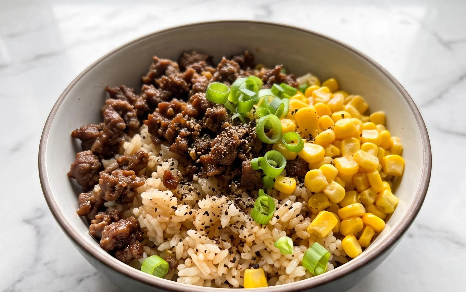 Beef Pepper Rice Bowl is a delicious meal option.