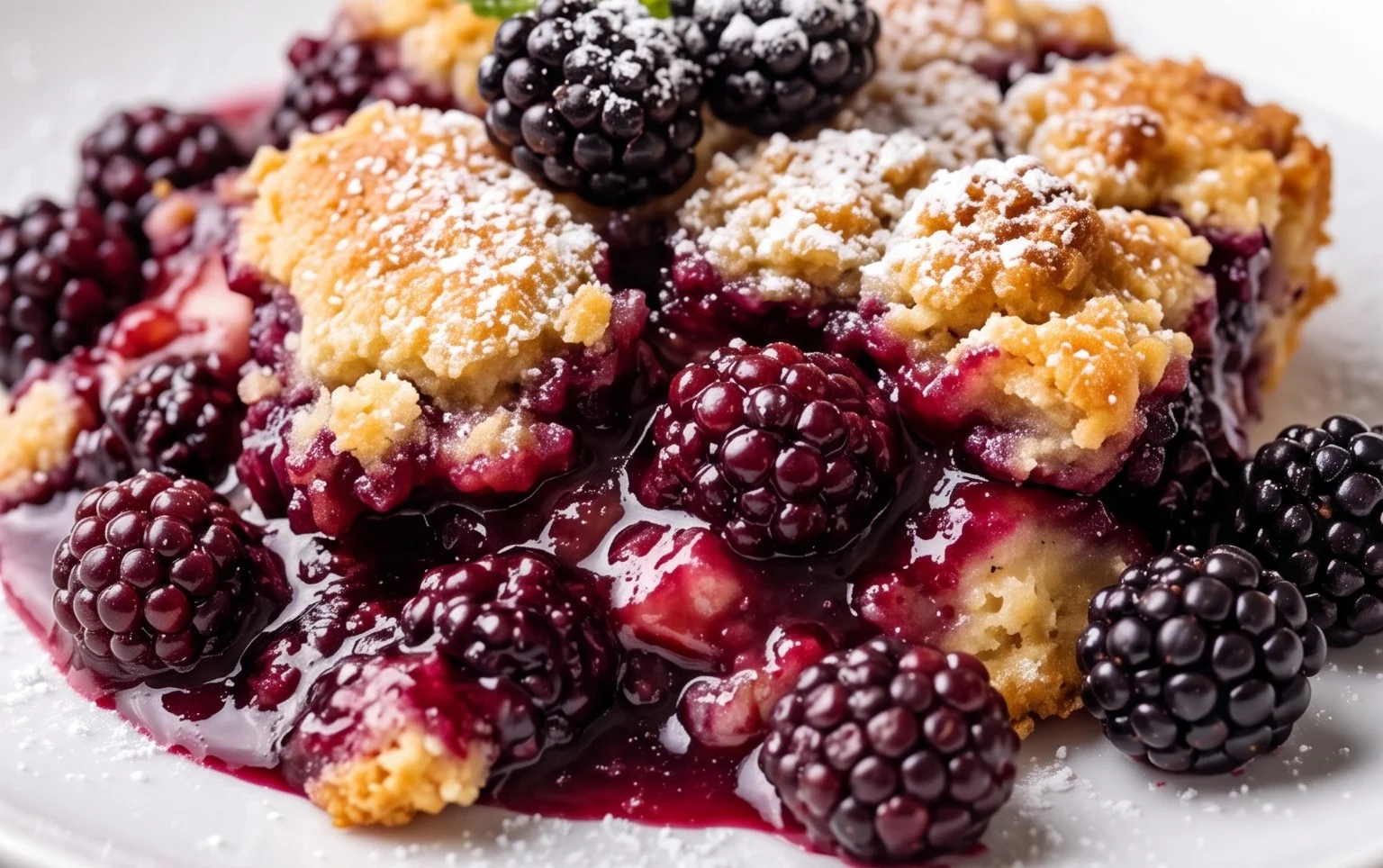The Pioneer Women's Blackberry Cobbler