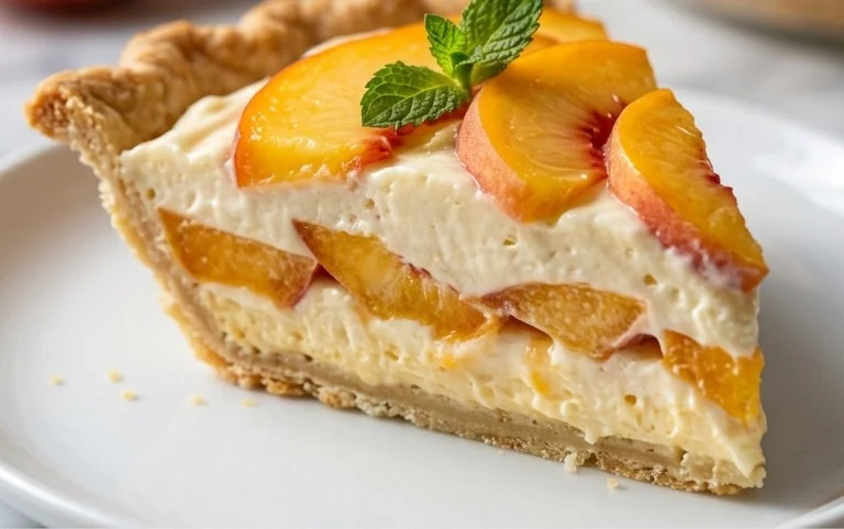 Peaches and Cream Pie
