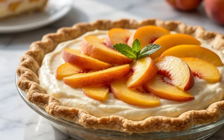 Peaches and Cream Pie