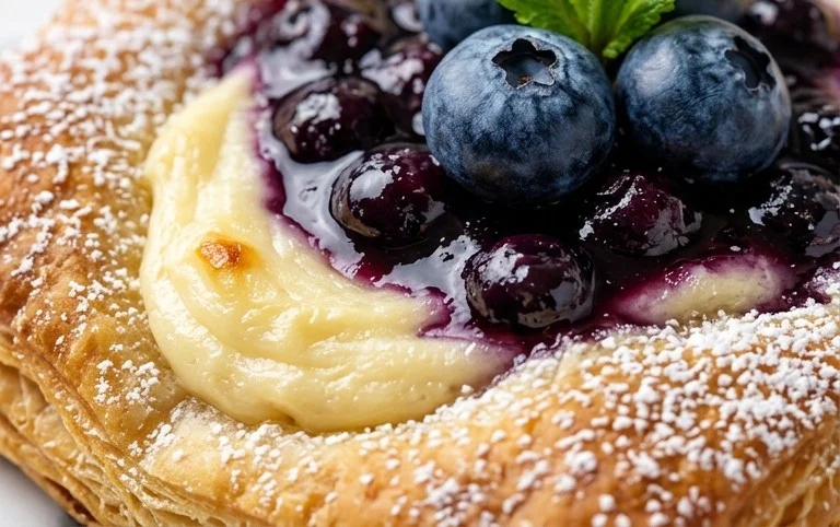 Blueberry Cream Cheese Puff Pastry