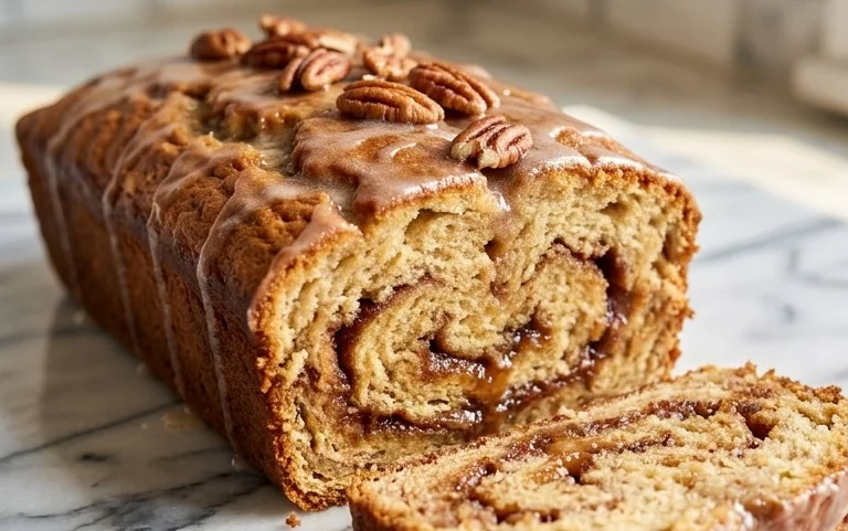 Cinnamon Roll Banana Bread