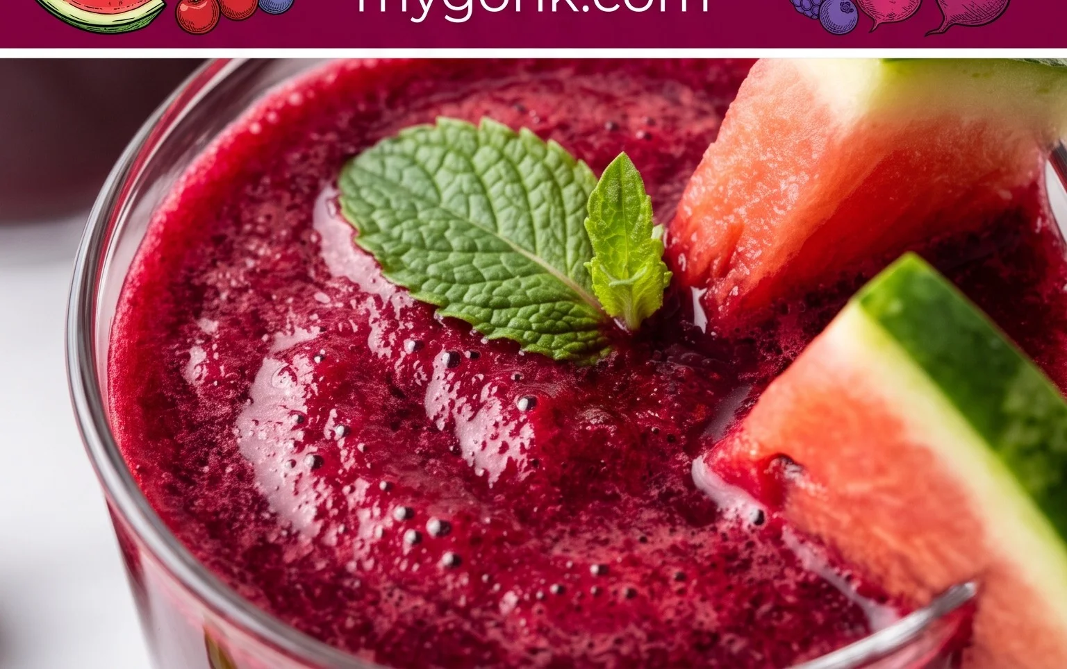 Watermelon Cherry Berry Beet Juice