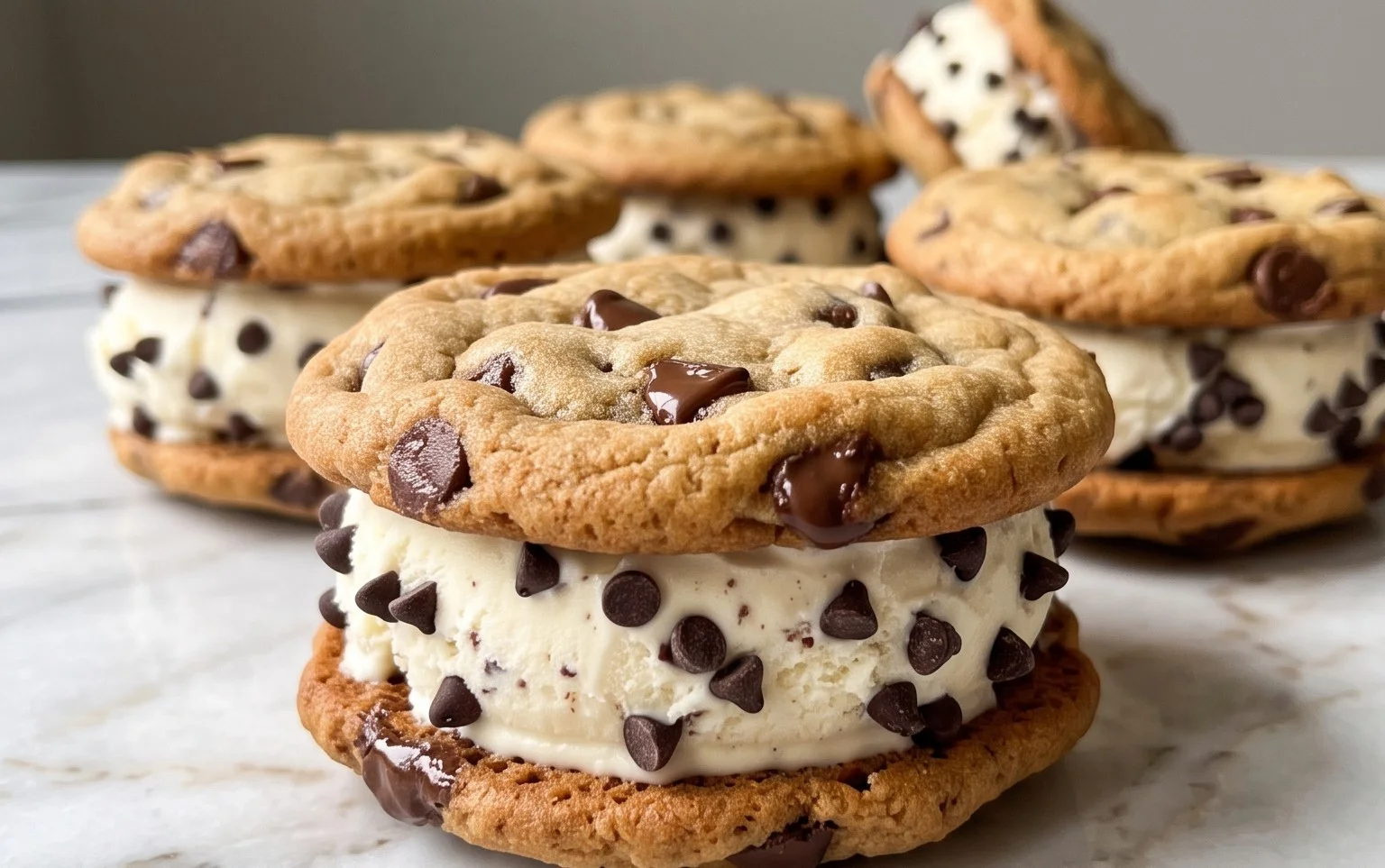 Cookie Ice Cream Sandwiches (Like a Chipwich!)