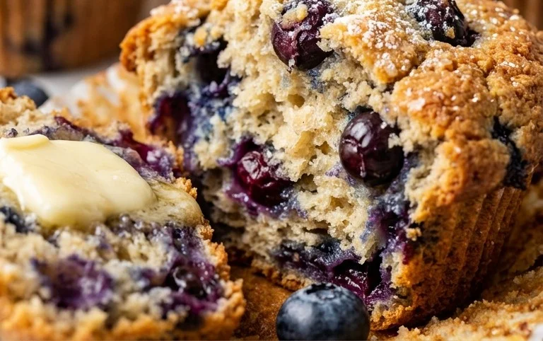 Homemade Blueberry Muffins