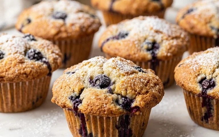 Homemade Blueberry Muffins
