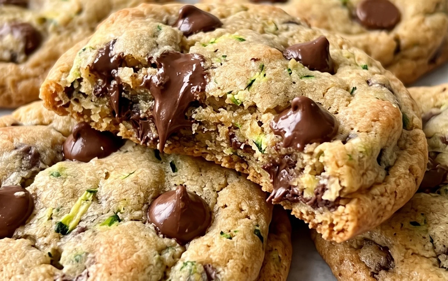 Zucchini Chocolate Chip Cookies