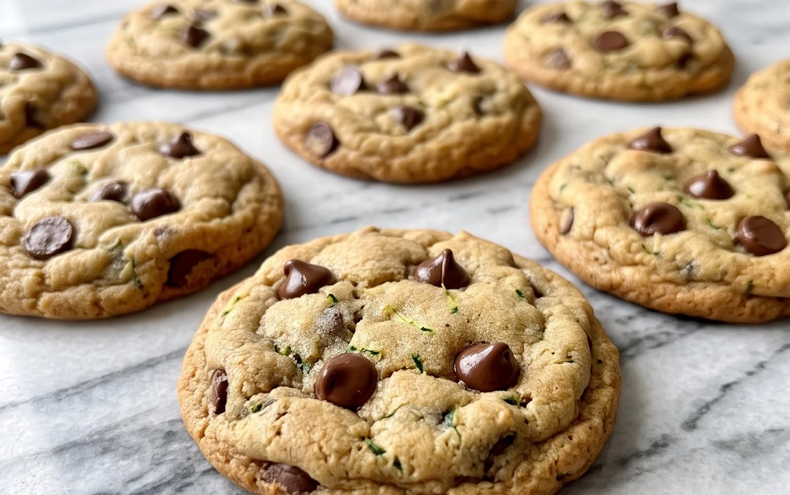 Zucchini Chocolate Chip Cookies