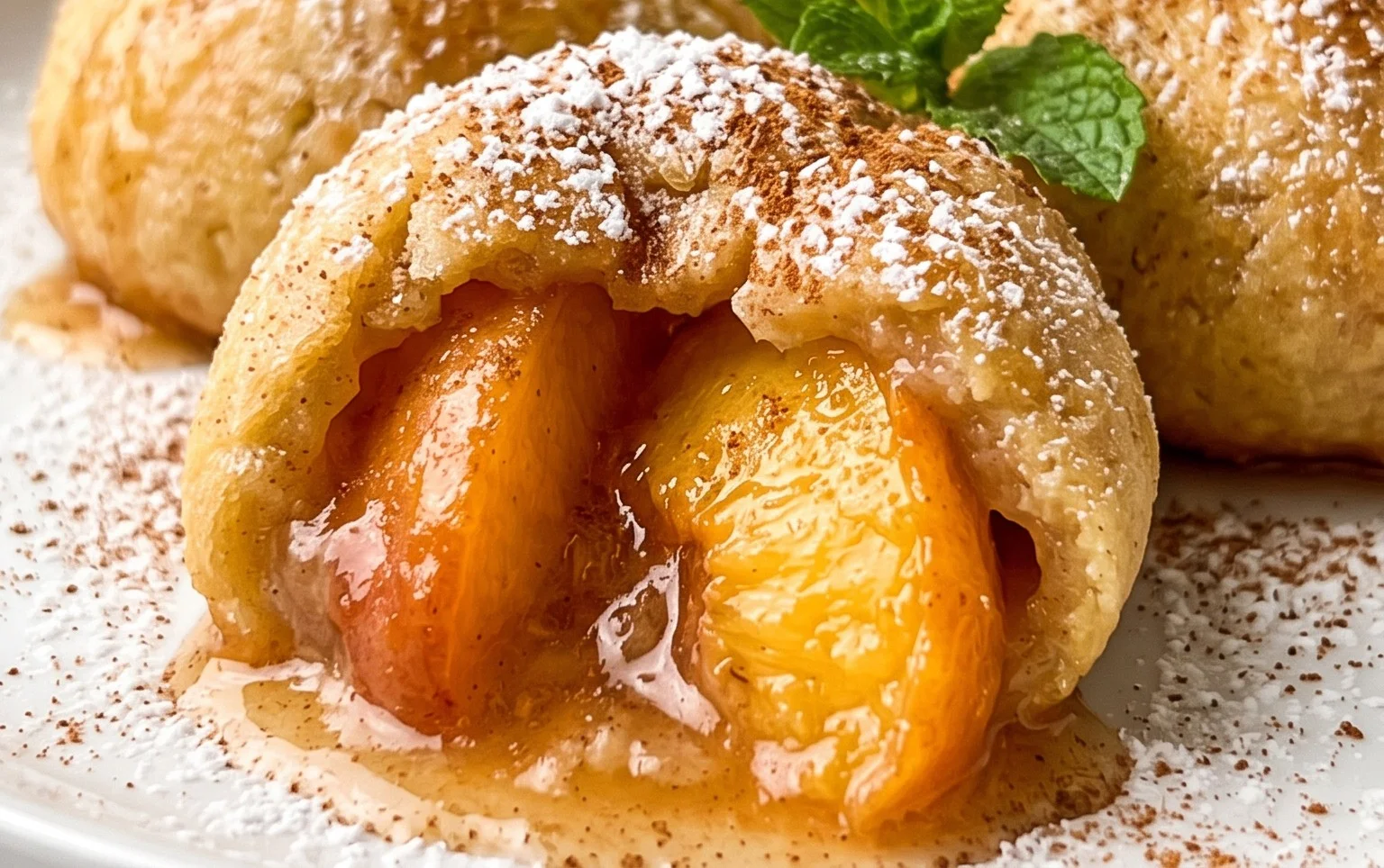 Peach Dumplings