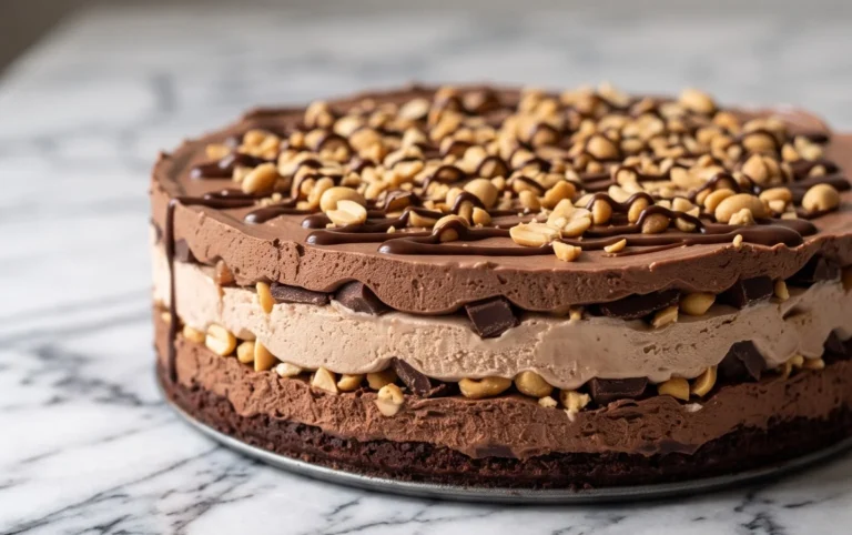 Buster Bar Ice Cream Cake