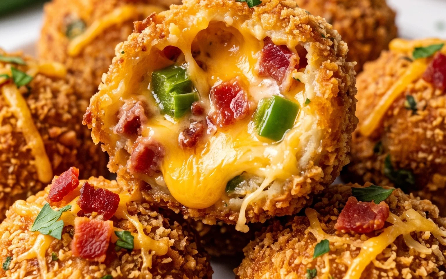 Beef Bacon Jalapeño Popper Cheese Balls