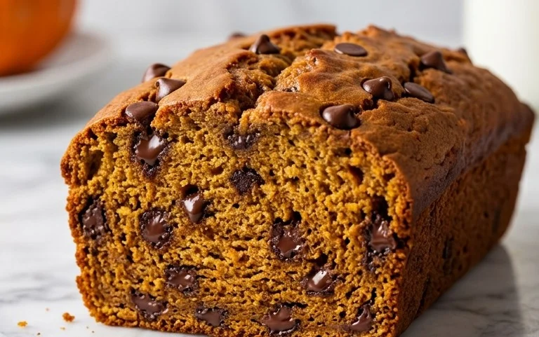 Pumpkin Chocolate Chip Bread