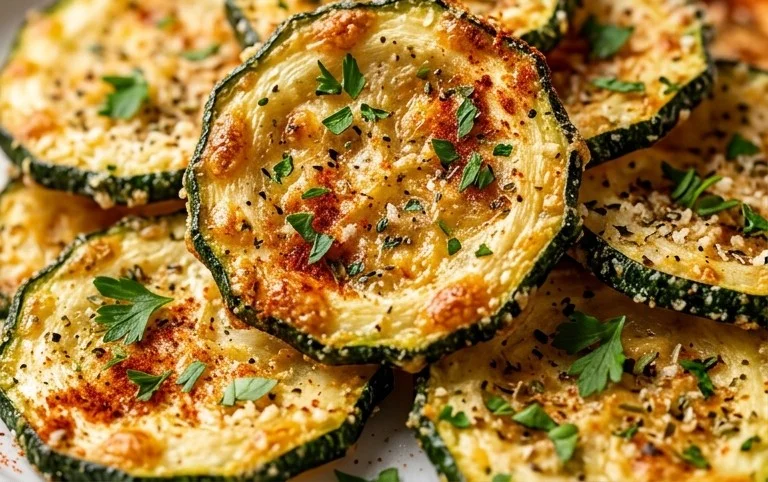 Crispy Baked Zucchini Chips