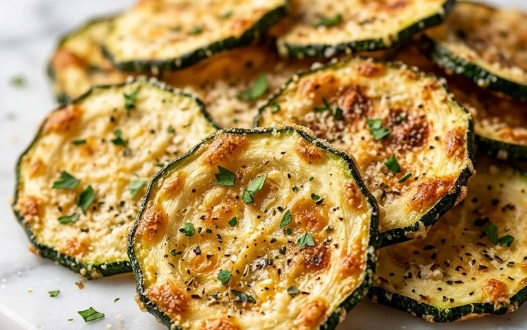 Crispy Baked Zucchini Chips