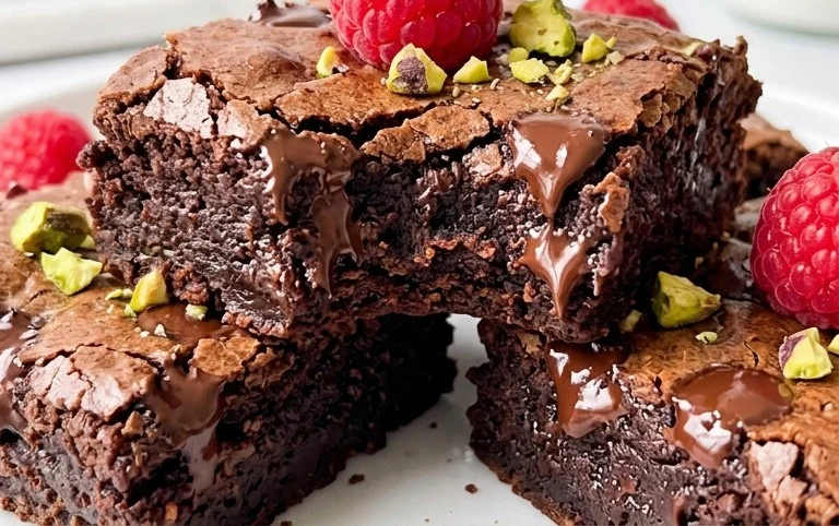 Flourless Chickpea Brownies (Vegan & Gluten Free)