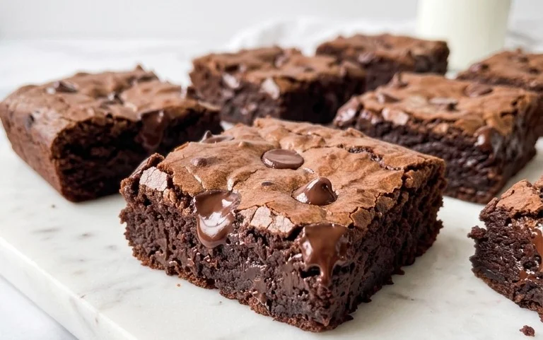 Flourless Chickpea Brownies (Vegan & Gluten Free)