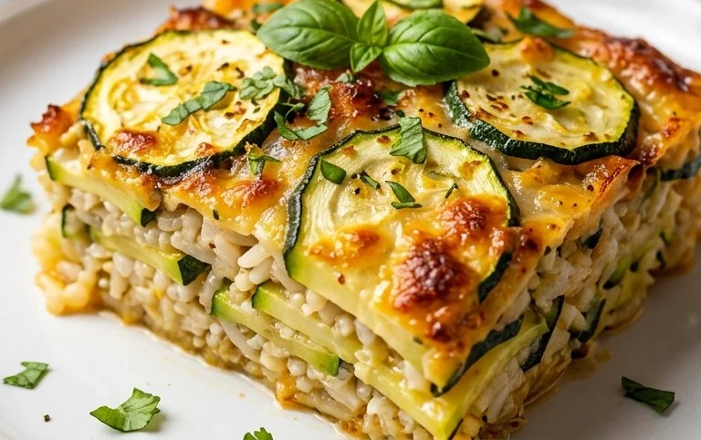 Julia Child's Zucchini and Rice Gratin (Tian de Courgettes au Riz)