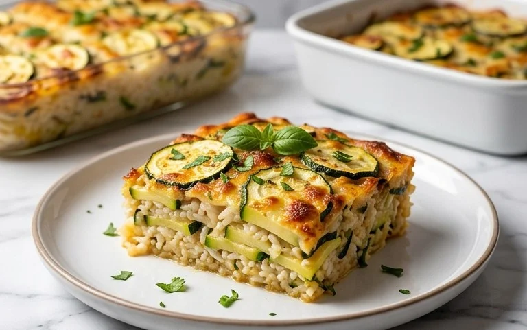 Julia Child's Zucchini and Rice Gratin (Tian de Courgettes au Riz)