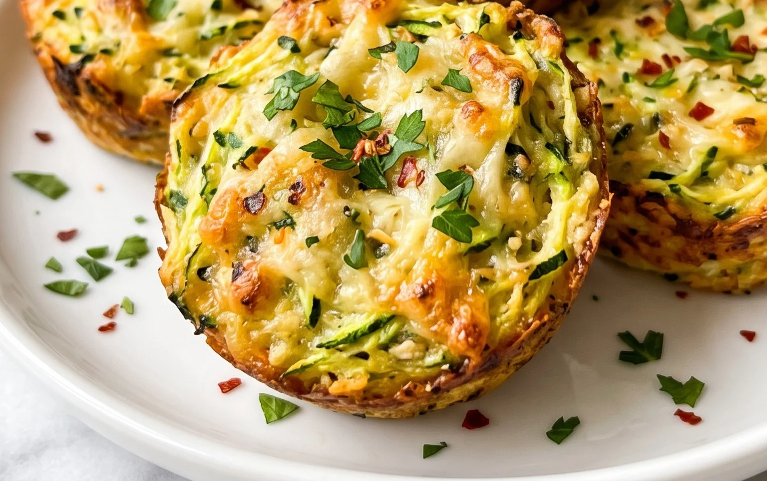 Zucchini Garlic Bites